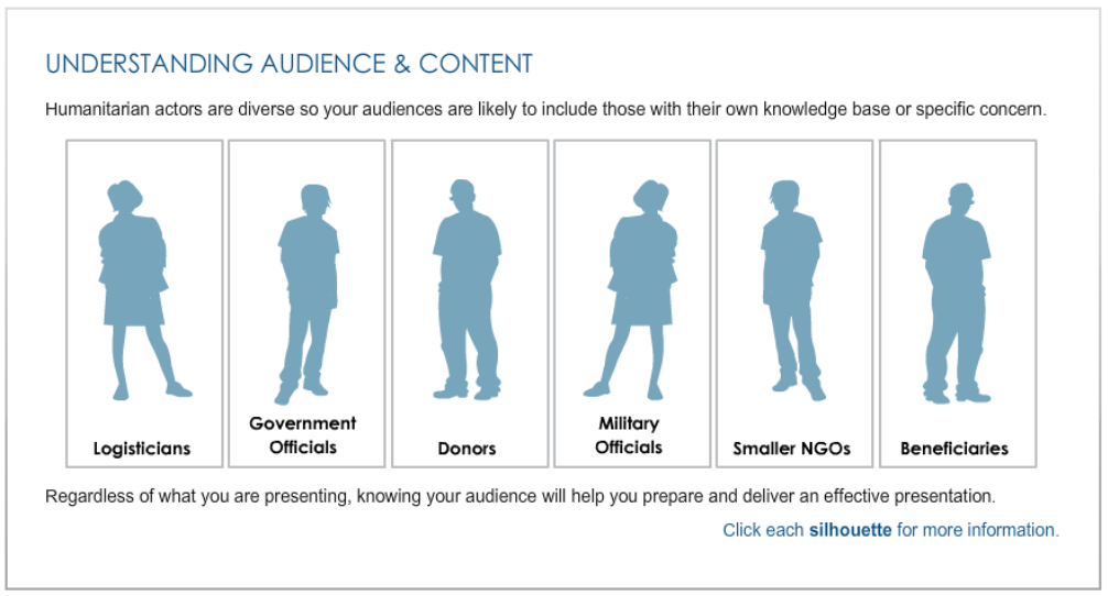 Screenshot of Service Mindset Training developed for the World Food Programme using Composica.